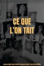 CE QUE L’ON TAIT